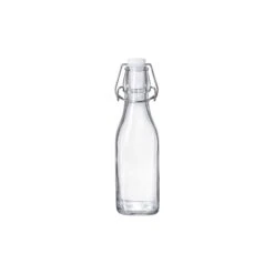 4x Flasche Mit Bügelverschluss 250ml SWING In Transparent -Dekor Haus Geschäft butlers 4x flasche mit bugelverschluss 250ml swing in transparent 2
