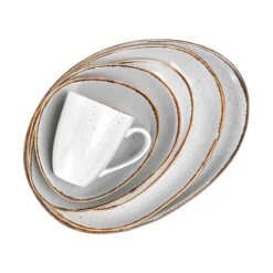 4x Schale 390ml FINCA In Grau -Dekor Haus Geschäft butlers 4x schale 390ml finca in grau 4