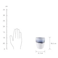 4x Tasse 300ml ATLANTIS In Blau 12 4x Tasse 300ml ATLANTIS In Blau -Dekor Haus Geschäft butlers 4x tasse 300ml atlantis in blau 3