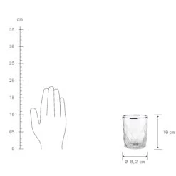 6x Gläser Mit Silberrand 345ml UPSCALE In Silber 8 6x Gläser Mit Silberrand 345ml UPSCALE In Silber -Dekor Haus Geschäft butlers 6x glaser mit silberrand 345ml upscale in silber 3