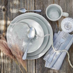 Besteck-Set 4-tlg. Matt STILETTO In Silber -Dekor Haus Geschäft butlers besteck set 4 tlg matt stiletto in silber 7