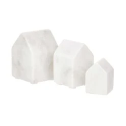 Deko-Haus L 6 X H 9cm BLOCKHOUSE In Weiß -Dekor Haus Geschäft butlers deko haus l 6 x h 9cm blockhouse in weiss 6