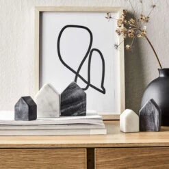 Deko-Haus L 6 X H 9cm BLOCKHOUSE In Weiß -Dekor Haus Geschäft butlers deko haus l 6 x h 9cm blockhouse in weiss 8