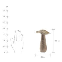 Deko-Pilz Höhe 19cm HARVEST SPLENDOR In Gold 6 Deko-Pilz Höhe 19cm HARVEST SPLENDOR In Gold -Dekor Haus Geschäft butlers deko pilz hohe 19cm harvest splendor in gold 2