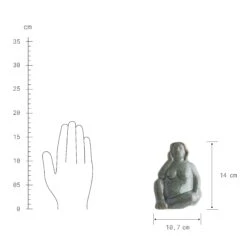 Deko Statue Höhe 14cm POSE In Beige -Dekor Haus Geschäft butlers deko statue hohe 14cm pose in beige 2