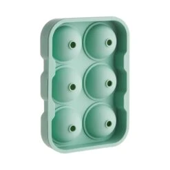 Eiswürfelform XXL 6 Eisbälle COOL DOWN In Salbei -Dekor Haus Geschäft butlers eiswurfelform xxl 6 eisballe cool down in salbei 1