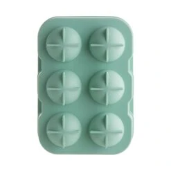 Eiswürfelform XXL 6 Eisbälle COOL DOWN In Salbei -Dekor Haus Geschäft butlers eiswurfelform xxl 6 eisballe cool down in salbei 3