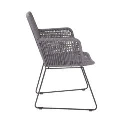 Gartensessel CORDÉE In Dunkelgrau -Dekor Haus Geschäft butlers gartensessel cordee in dunkelgrau 4