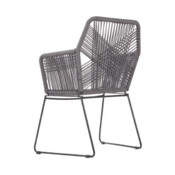 Gartensessel CORDÉE In Dunkelgrau -Dekor Haus Geschäft butlers gartensessel cordee in dunkelgrau 5