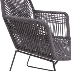 Gartensessel CORDÉE In Dunkelgrau -Dekor Haus Geschäft butlers gartensessel cordee in dunkelgrau 9