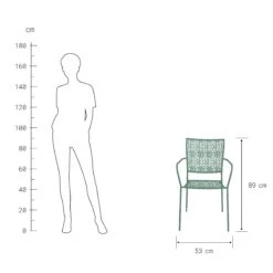 Gartenstuhl Stapelbar NANCY In Salbei 9 Gartenstuhl Stapelbar NANCY In Salbei -Dekor Haus Geschäft butlers gartenstuhl stapelbar nancy in salbei 2