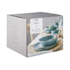 Geschirr-Set 16-tlg. FINCA In Blau -Dekor Haus Geschäft butlers geschirr set 16 tlg finca in blau 2