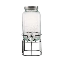 Getränkespender 2-teilig REFRESH In Transparent -Dekor Haus Geschäft butlers getrankespender 2 teilig refresh in transparent 2