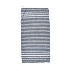 Hamamtuch L 170 X B 90cm SURFSIDE In Blau -Dekor Haus Geschäft butlers hamamtuch l 170 x b 90cm surfside in blau 2