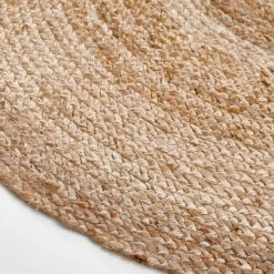 Hanf-Teppich Ø110cm ALL NATURE In Natur -Dekor Haus Geschäft butlers hanf teppich o110cm all nature in natur 3