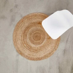 Hanf-Teppich Ø110cm ALL NATURE In Natur -Dekor Haus Geschäft butlers hanf teppich o110cm all nature in natur 4