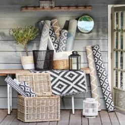 In- & Outdoor-Läufer Mosaik L 140 X B 70cm COLOUR CLASH In Grau -Dekor Haus Geschäft butlers in and outdoor laufer mosaik l 140 x b 70cm colour clash in grau 6