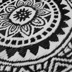 In- & Outdoor-Teppich Circles L 180 X B 118cm COLOUR CLASH In Schwarz-Weiß 11 In- & Outdoor-Teppich Circles L 180 X B 118cm COLOUR CLASH In Schwarz-Weiß -Dekor Haus Geschäft butlers in and outdoor teppich circles l 180 x b 118cm colour clash in schwarz weiss 4