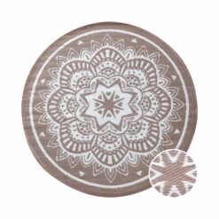 In- & Outdoor-Teppich Flora Ø150cm COLOUR CLASH In Natur-Weiß 8 In- & Outdoor-Teppich Flora Ø150cm COLOUR CLASH In Natur-Weiß -Dekor Haus Geschäft butlers in and outdoor teppich flora o150cm colour clash in natur weiss 2