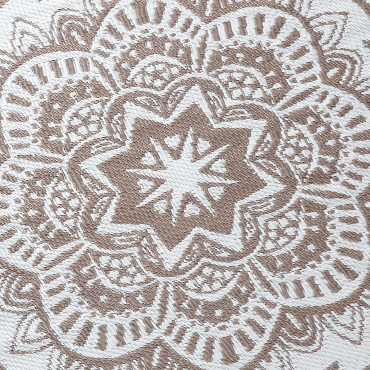 In- & Outdoor-Teppich Flora Ø150cm COLOUR CLASH In Natur-Weiß 6 In- & Outdoor-Teppich Flora Ø150cm COLOUR CLASH In Natur-Weiß – Bild 6