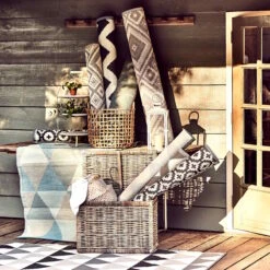 In- & Outdoor-Teppich Streifen L 180 X B 120cm COLOUR CLASH In Grau -Dekor Haus Geschäft butlers in and outdoor teppich streifen l 180 x b 120cm colour clash in grau 5