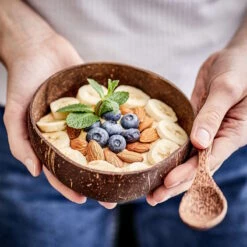 Kokosnussschale 430ml COCONUT In Braun 10 Kokosnussschale 430ml COCONUT In Braun -Dekor Haus Geschäft butlers kokosnussschale 430ml coconut in braun 3