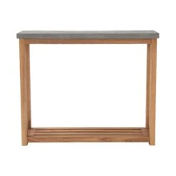 Konsole Mit Zementplatte CONCRETE In Natur-Grau -Dekor Haus Geschäft butlers konsole mit zementplatte concrete in natur grau 2