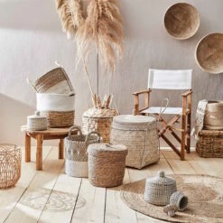 Dekor Haus Geschäft -Dekor Haus Geschäft butlers korb o36cm white beach in natur weiss 1