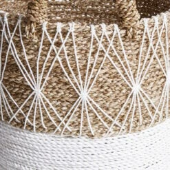 Korb Ø36cm WHITE BEACH In Natur-Weiß 8 Korb Ø36cm WHITE BEACH In Natur-Weiß -Dekor Haus Geschäft butlers korb o36cm white beach in natur weiss 2