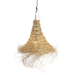 Lampenschirm Höhe 40cm BOMAS In Natur -Dekor Haus Geschäft butlers lampenschirm hohe 40cm bomas in natur 3