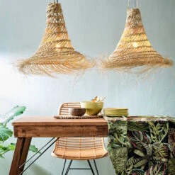 Lampenschirm Höhe 50cm BOMAS In Natur -Dekor Haus Geschäft butlers lampenschirm hohe 50cm bomas in natur 8