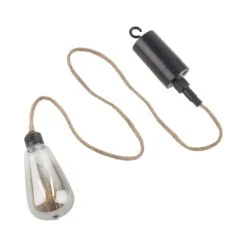 LED-Hängeleuchte Mit Jutekordel Und Aufhängung BULB LIGHT In Schwarz -Dekor Haus Geschäft butlers led hangeleuchte mit jutekordel und aufhangung bulb light in schwarz 5