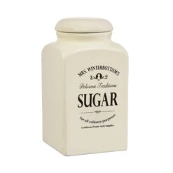 Mehl- & Zuckerdose MRS. WINTERBOTTOM'S In Creme -Dekor Haus Geschäft butlers mehl and zuckerdose mrs winterbottoms in creme 2