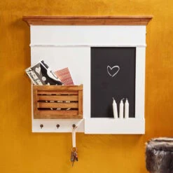 Memoboard CAMPAGNE In Weiß -Dekor Haus Geschäft butlers memoboard campagne in weiss 3