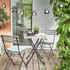 Metall-Lampenkette Mit Stecker WAREHOUSE In Schwarz -Dekor Haus Geschäft butlers metall lampenkette mit stecker warehouse in schwarz 6