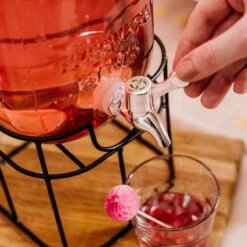 Metallständer Für Getränkespender REFRESH In Schwarz -Dekor Haus Geschäft butlers metallstander fur getrankespender refresh in schwarz 4