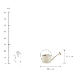 Mini-Gießkanne 1,5l ZINC In Beige -Dekor Haus Geschäft butlers mini giesskanne 1 5l zinc in beige 3