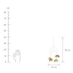 Mobile Höhe 40cm OVER THE RAINBOW In Gold 5 Mobile Höhe 40cm OVER THE RAINBOW In Gold -Dekor Haus Geschäft butlers mobile hohe 40cm over the rainbow in gold 2