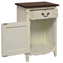 Nachttisch CABOTT COVE In Creme-Braun -Dekor Haus Geschäft butlers nachttisch cabott cove in creme braun 6