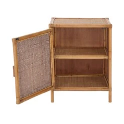 Nachttisch-Schränkchen Handgefertigt Aus Rattan BOHO LOUNGE In Natur -Dekor Haus Geschäft butlers nachttisch schrankchen handgefertigt aus rattan boho lounge in natur 4
