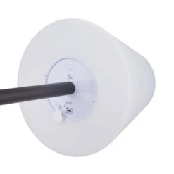 Outdoor Solar-Tischleuchte Mit Farbwechsel LIGHT UP In Schwarz-Weiß -Dekor Haus Geschäft butlers outdoor solar tischleuchte mit farbwechsel light up in schwarz weiss 6