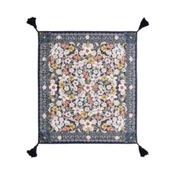 Picknickdecke L 175 X B 154cm BETWEEN FLOWERS In Dunkelblau -Dekor Haus Geschäft butlers picknickdecke l 175 x b 154cm between flowers in dunkelblau 2