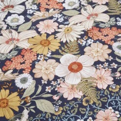 Picknickdecke L 175 X B 154cm BETWEEN FLOWERS In Dunkelblau -Dekor Haus Geschäft butlers picknickdecke l 175 x b 154cm between flowers in dunkelblau 6