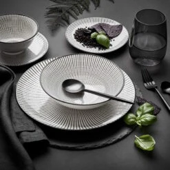 Schale Eckig 50ml DIM SUM In Schwarz-Weiß -Dekor Haus Geschäft butlers schale eckig 50ml dim sum in schwarz weiss 6