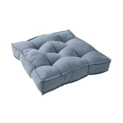 Sitzkissen L 40 X B 40cm SOLID In Blau -Dekor Haus Geschäft butlers sitzkissen l 40 x b 40cm solid in blau 2