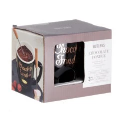 Tasse Mit 2 Gabeln CHOCOLATE FONDUE In Schwarz -Dekor Haus Geschäft butlers tasse mit 2 gabeln chocolate fondue in schwarz 2