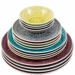 Teller Ø25cm SUMATRA In Hellgrün 10 Teller Ø25cm SUMATRA In Hellgrün -Dekor Haus Geschäft butlers teller o25cm sumatra in hellgrun 3