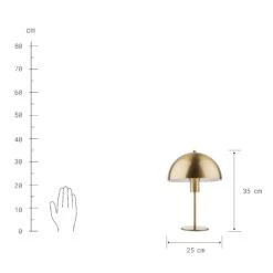 Tischlampe TOPEE In Gold 11 Tischlampe TOPEE In Gold -Dekor Haus Geschäft butlers tischlampe topee in gold 3