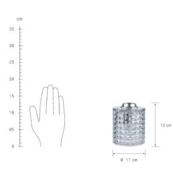 Tischleuchte Glas Ø11cm STILO In Transparent 7 Tischleuchte Glas Ø11cm STILO In Transparent -Dekor Haus Geschäft butlers tischleuchte glas o11cm stilo in transparent 2