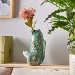 Dekor Haus Geschäft -Dekor Haus Geschäft butlers vase hohe 26cm koi in salbei 1